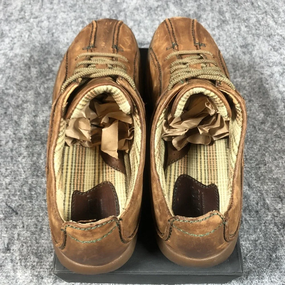 Born Shoes Womens‎ Size 7 38.5 Brown Leather Lace Up Comfort Sneakers Casual